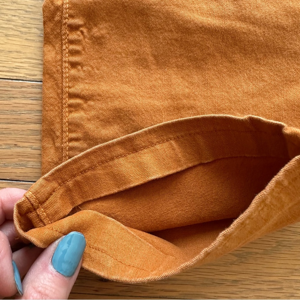 Angry Rabbit Burnt Orange Cropped Jeans Size 31/13 - Picture 7 of 9